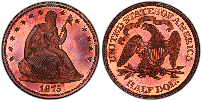 1875 Half Dollar Patterns