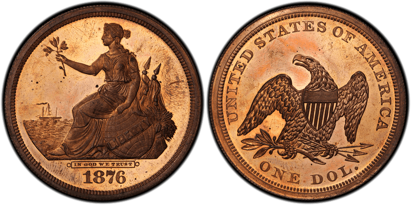 1876 Proof Dollar Pattern - J-1471