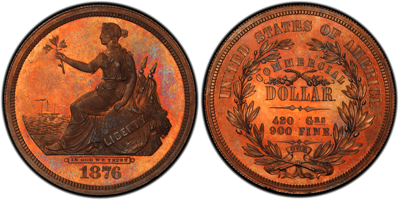 1876 Proof Dollar Pattern - J-1473