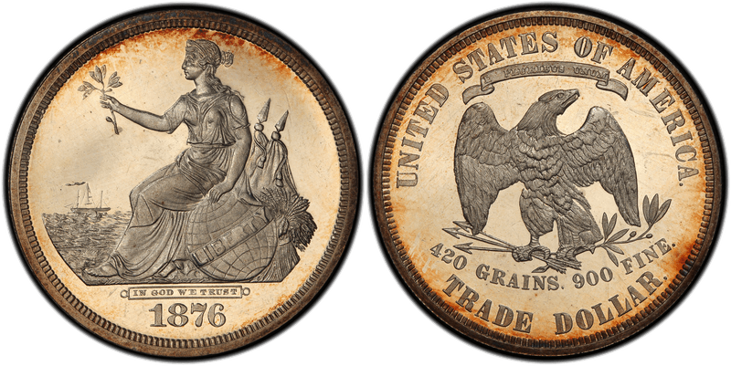 1876 Proof Dollar Pattern - J-1474