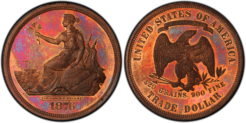 1876 Proof Dollar Pattern - J-1475