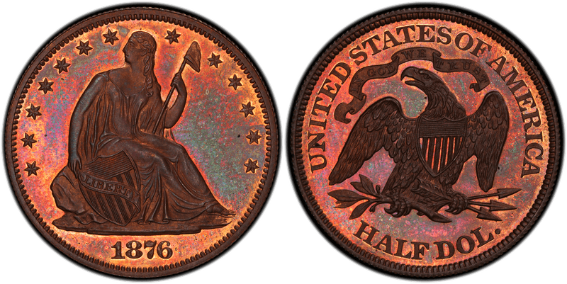 1876 Half Dollar Patterns
