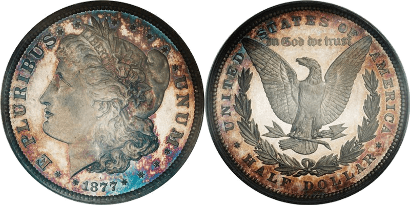1877 Proof Half Dollar Pattern - J-1510