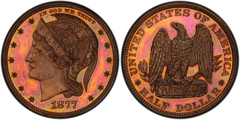 1877 Proof Half Dollar Pattern - J-1531