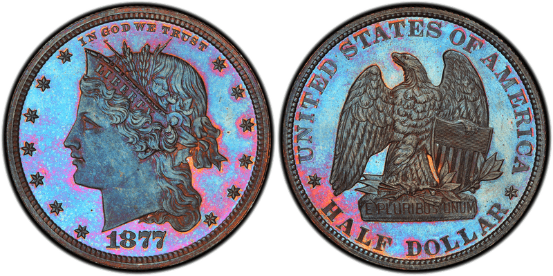 1877 Proof Half Dollar Pattern - J-1534