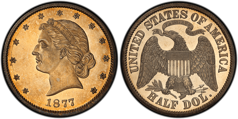 1877 Proof Half Dollar Pattern - J-1540