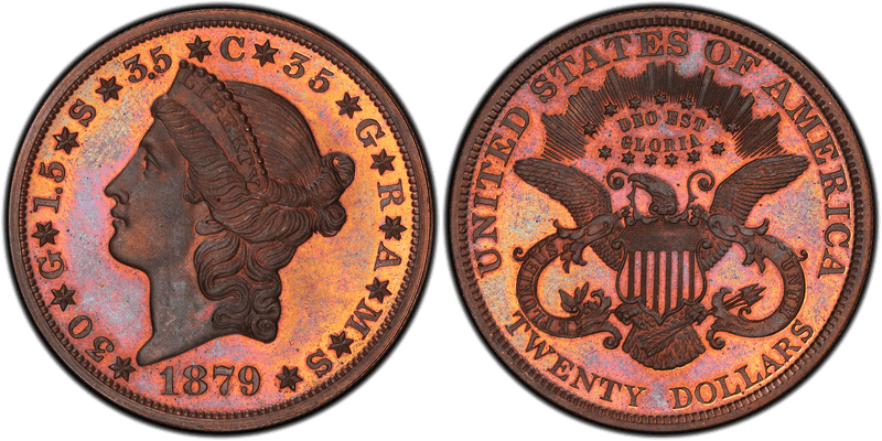 1879 Proof Double Eagle Pattern - J-1644