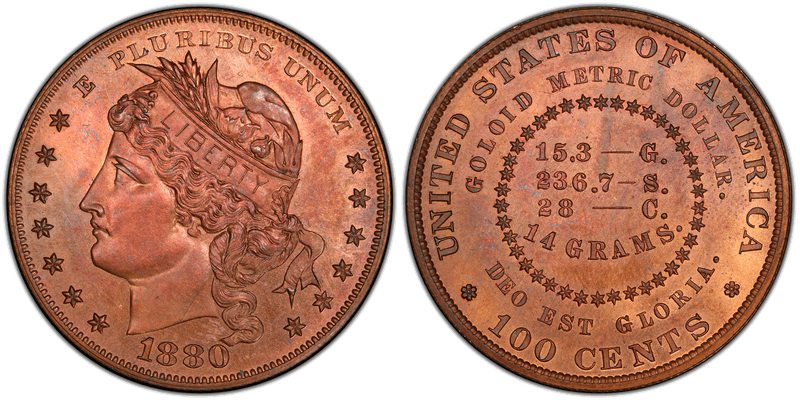 1880 Proof Dollar Pattern - J-1652