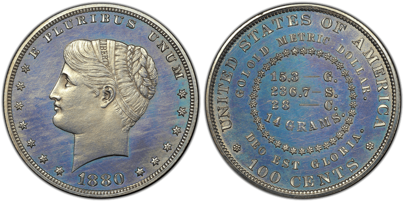 1880 Proof Dollar Pattern - J-1654