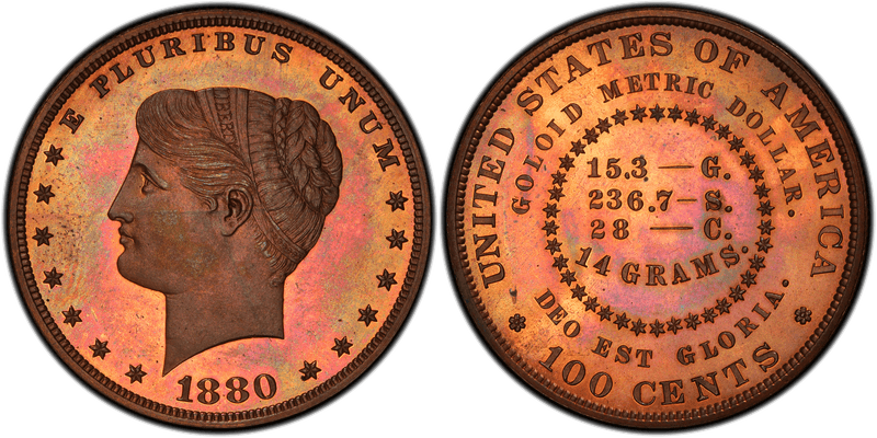 1880 Proof Dollar Pattern - J-1655