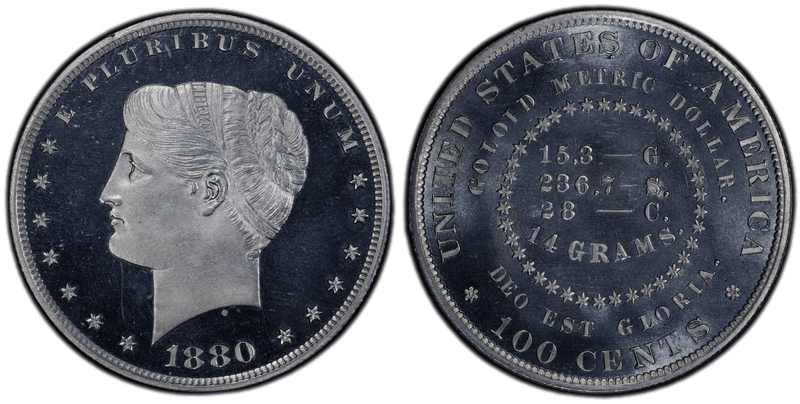 1880 Proof Dollar Pattern - J-1656