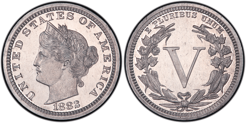 1882 Proof Nickel Pattern - J-1682