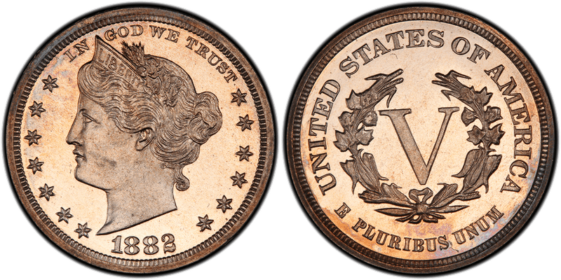 1882 Proof Nickel Pattern - J-1687