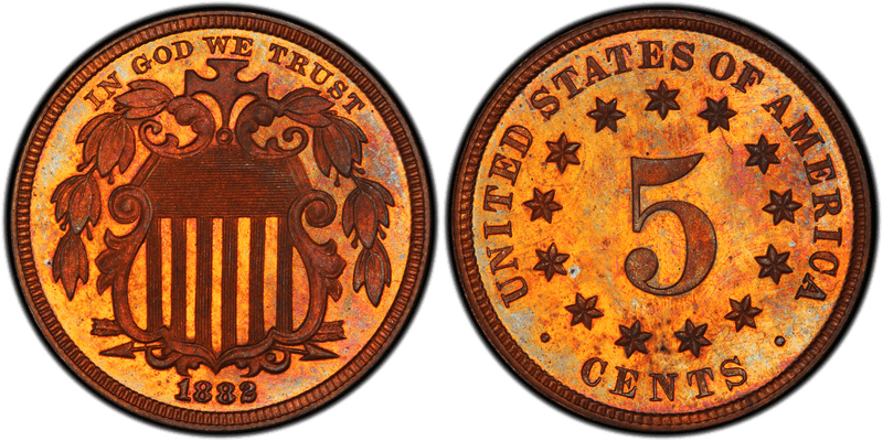 1882 Proof Nickel Pattern - J-1694
