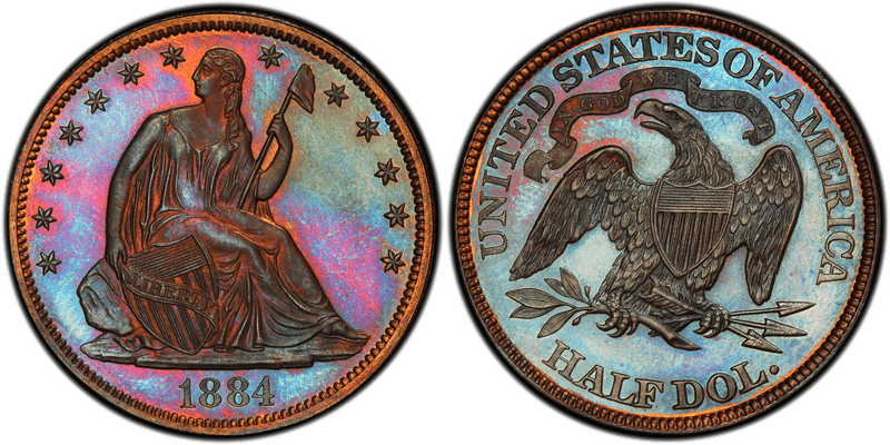 1884 Half Dollar Patterns