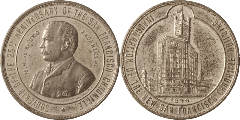 1890 So-Called Dollar HK-732, San Francisco Chronicle