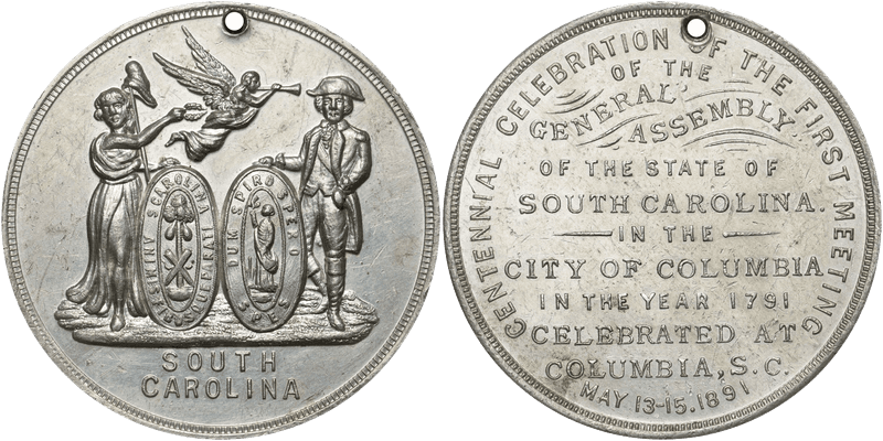 1891 So-Called Dollar HK-622, SC General Assembly