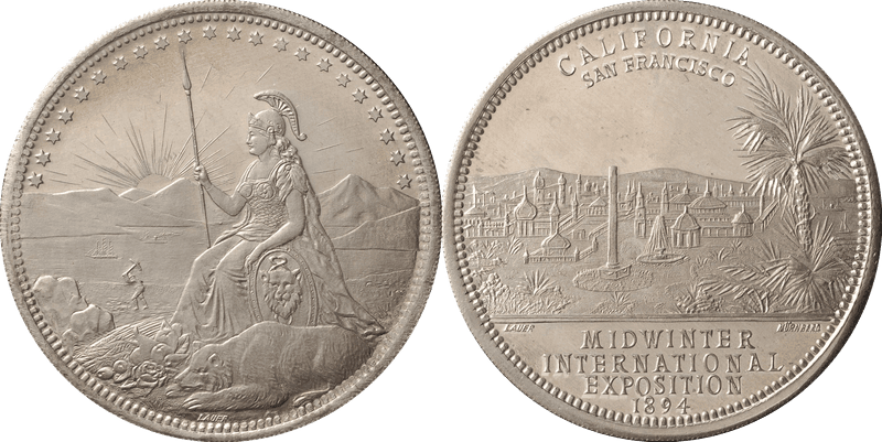 1894 So-Called Dollar HK-262, Lauer'S Expo View
