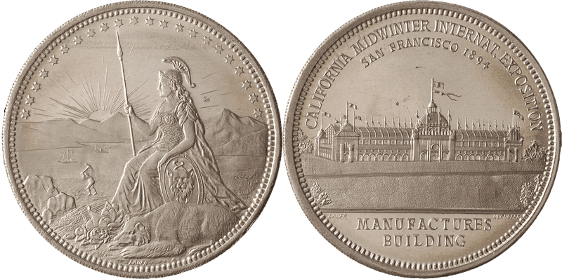 1894 So-Called Dollar HK-266, Lauer'S Manufacturers Bld