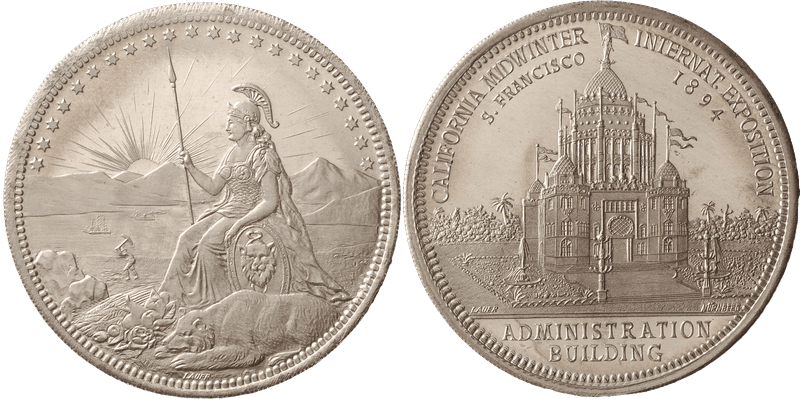 1894 So-Called Dollar HK-267, Lauer'S Admin. Building