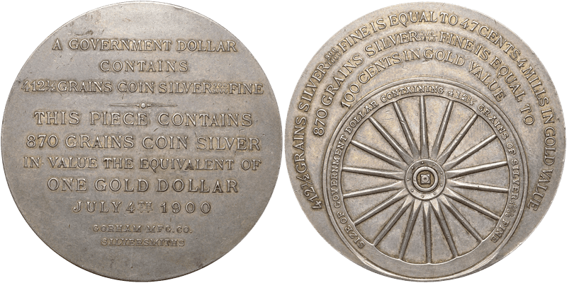1900 Bryan Dollar HK-782, Gorham Mfg. Co., S-10