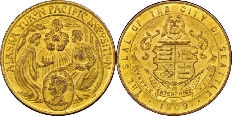 1909 So-Called Dollar HK-356, Alaska-Yukon Pac Expo