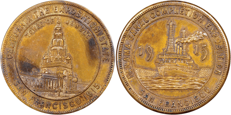 1915 HK-416, Brass Pan-Pac Int'l Expo State Dollar
