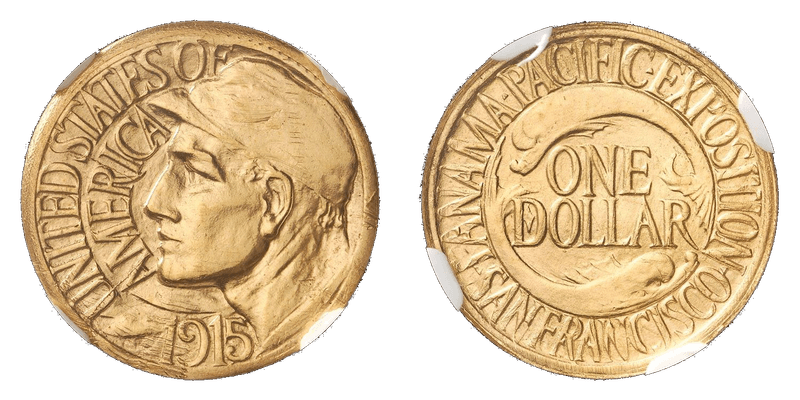 1915 Proof Dollar Pattern - J-1966, Pan Pacific