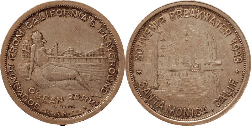 1933 So-Called Dollar HK-680, Santa Monica Breakwater