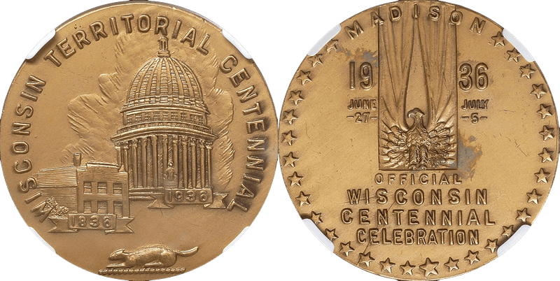 1936 So-Called Dollar HK-696, Dayton, OH NW Territory Celebration