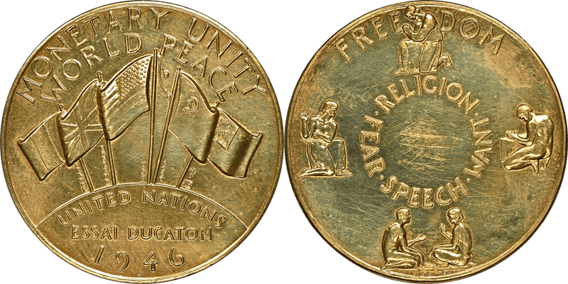 1946 HK-873a, UN Monetary Unity Dollar