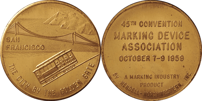 1959 So-Called Dollar HK-751, Marking Device Assoc