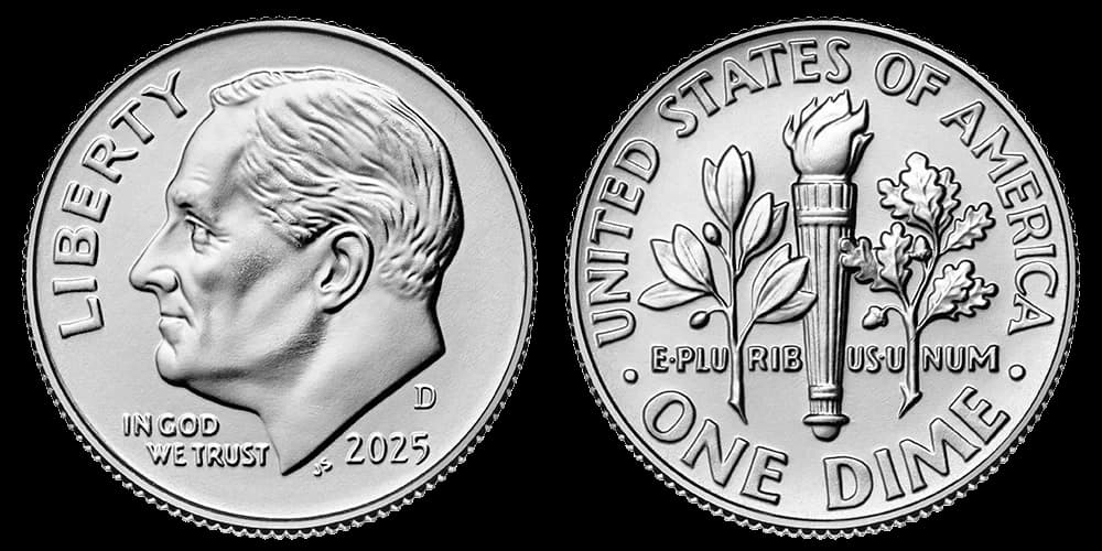 2025 Roosevelt Dime