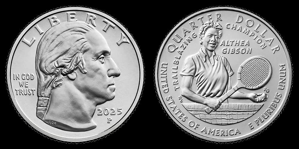 2025 (P) Althea Gibson Quarter