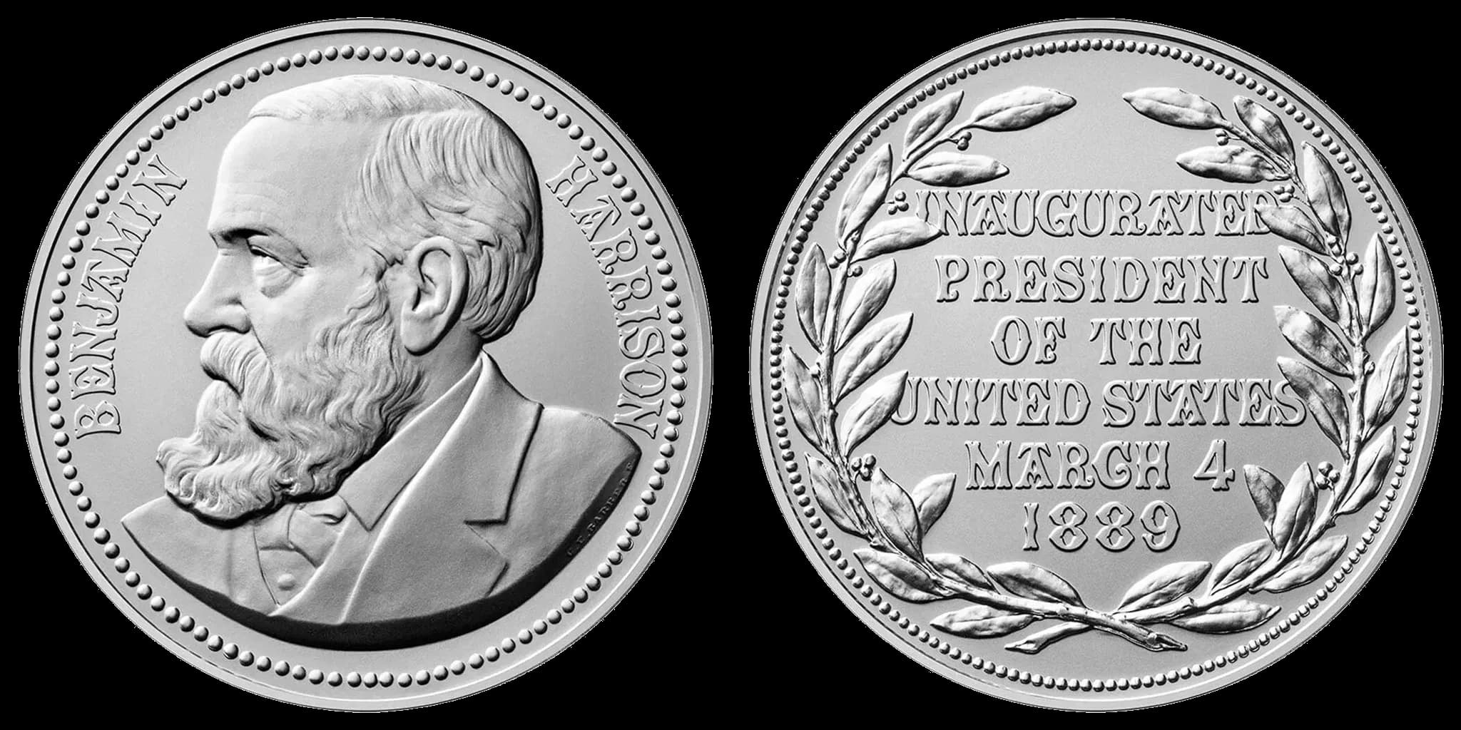 (2025) Presidential Silver Medal - Benjamin Harrison