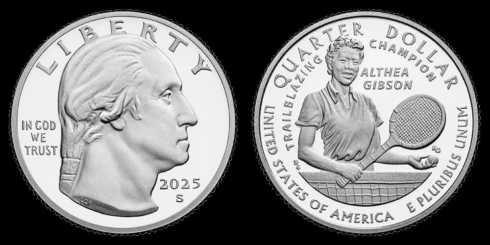 2025 (S) Proof Althea Gibson Quarter