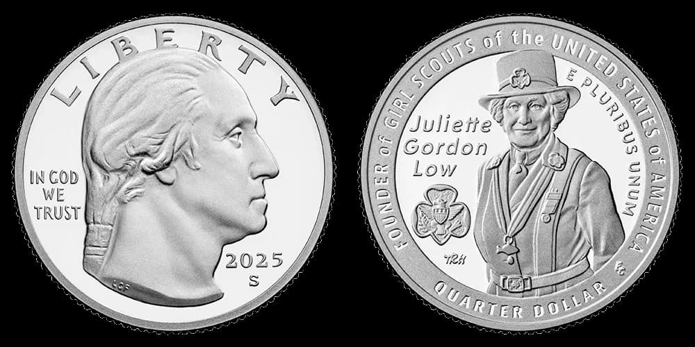 2025 (S) Proof Juliette Gordon Low Quarter