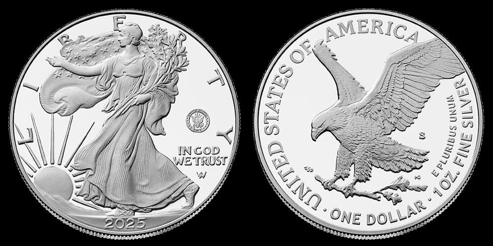 2025 (S) Proof American Silver Eagle - 250th Anniversary United States Navy