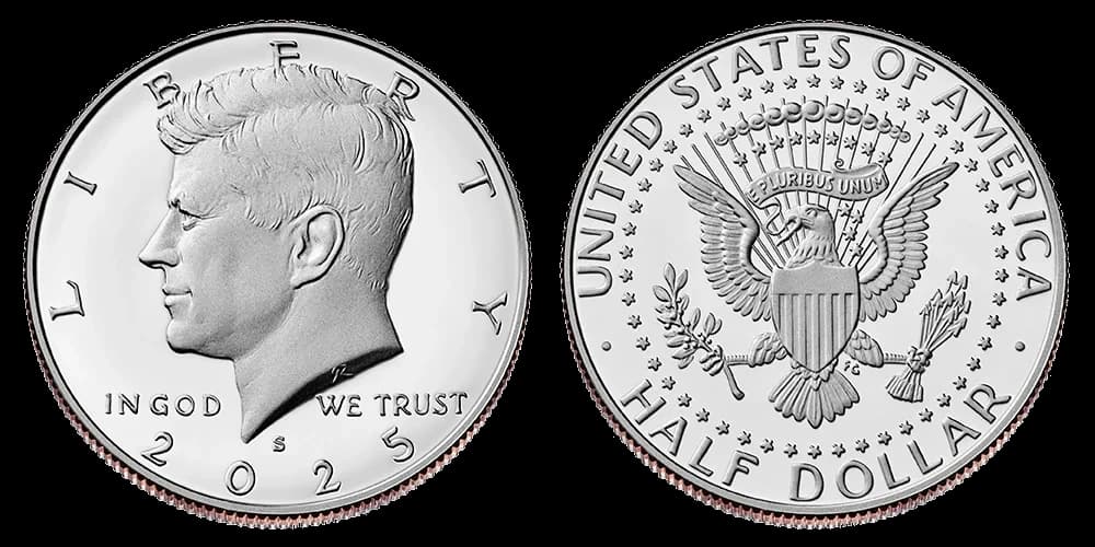 2025 (S) Proof Silver Kennedy Half Dollar