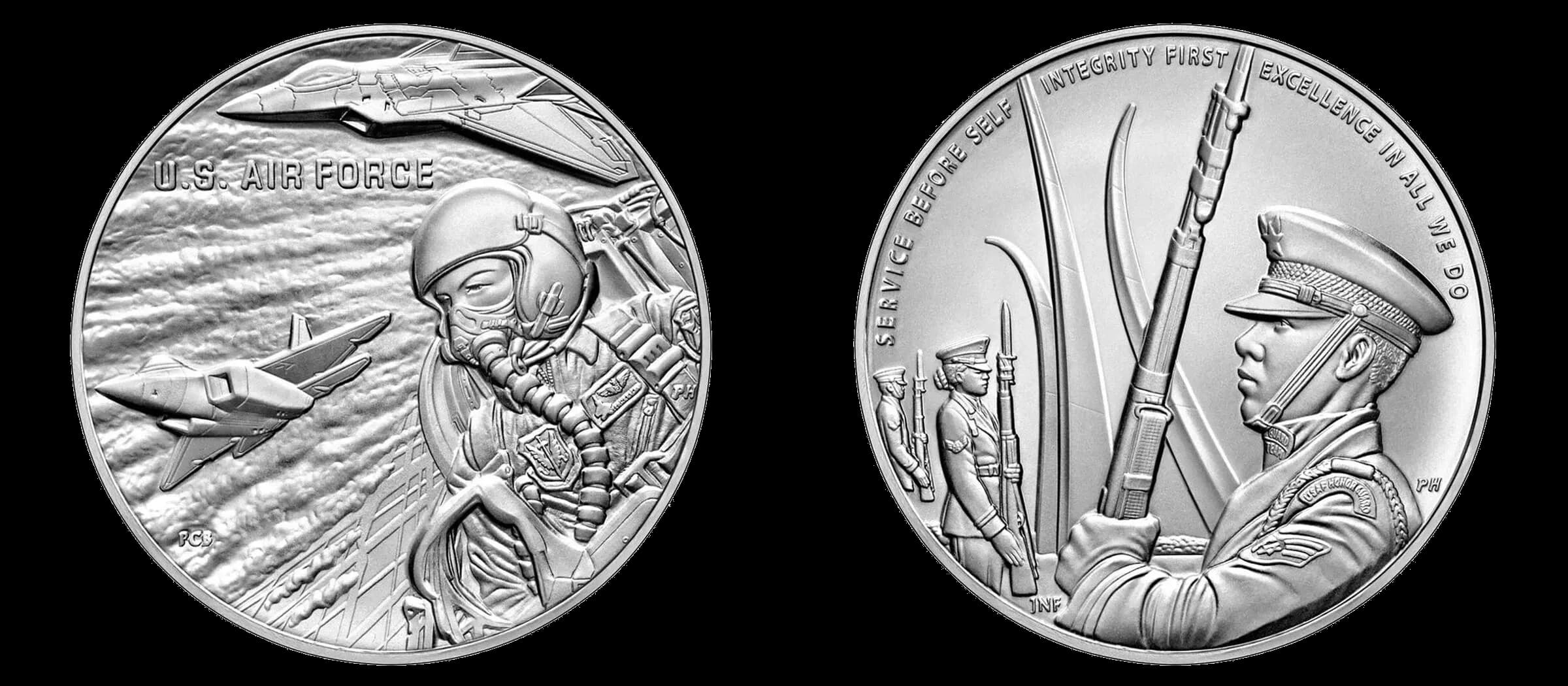 2025 U.S. Air Force One-Ounce Silver Medal