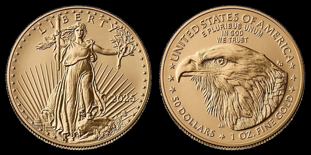 2025 (W) American Eagle Fifty Dollar Gold
