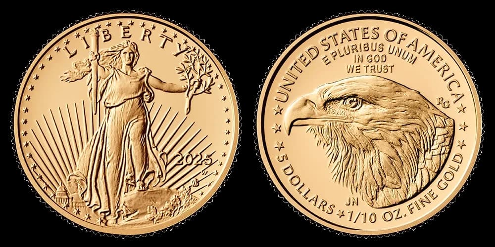 2025 American Eagle Five Dollar Gold