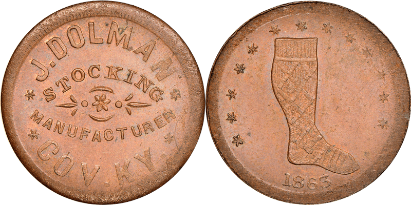 (No Date) Civil War Store Card F-150C-1B, IL