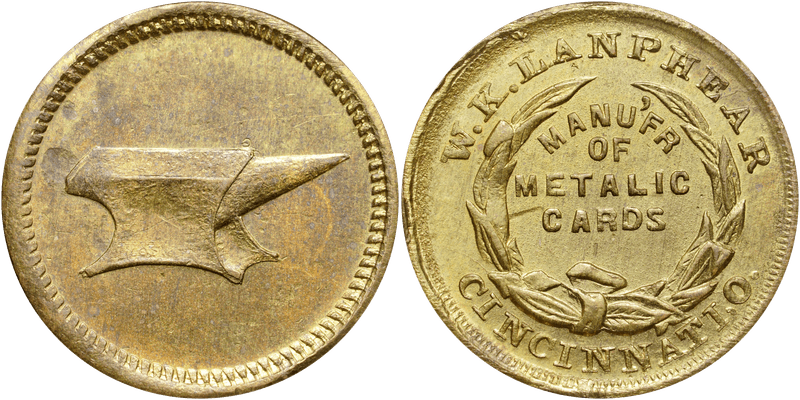 (No Date) Civil War Store Card F-165CY-30B, OH