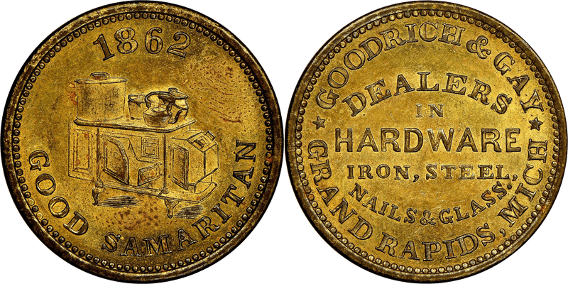 (No Date) Civil War Store Card F-370D-3B, MI