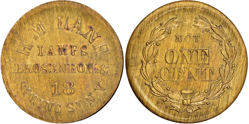 (No Date) Civil War Store Card F-630AP-13B, NY