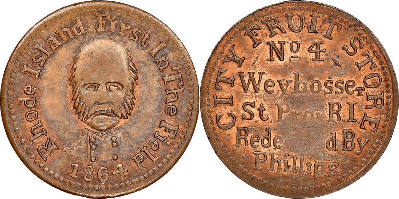 (No Date) Civil War Store Card F-700G-2a, WI