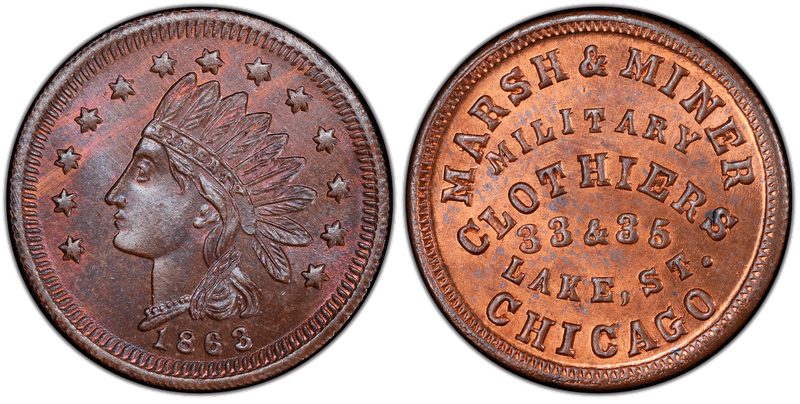 (No Date) Civil War Store Card F-150AK-3A, IL