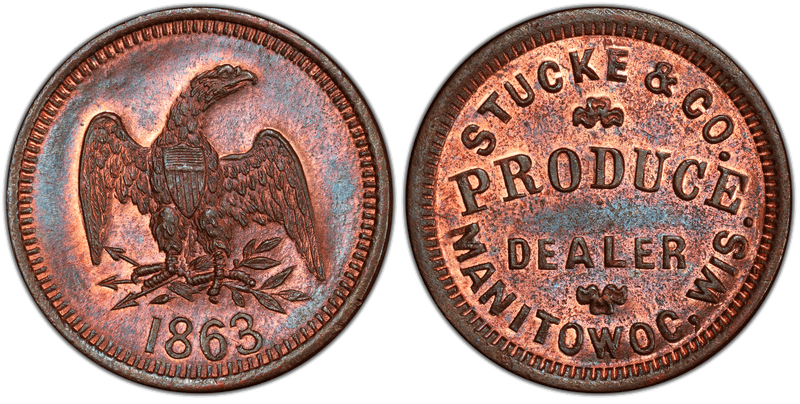 (No Date) Civil War Store Card F-420B-4a, WI
