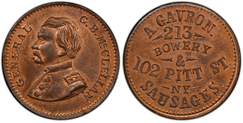 (No Date) Civil War Store Card F-630AB-3A, NY